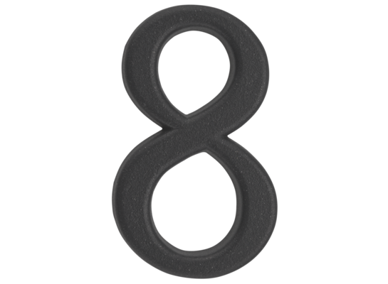 Cyfra "8" ZnAl grafit 50 mm