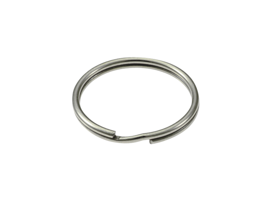 Kółko do kluczy Ø24 mm niklowane - 5 sztuk