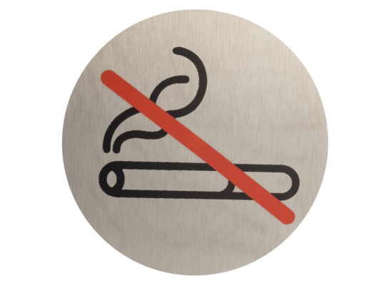 Oznaczenie "Zakaz palenia" info ANO 75 mm inox