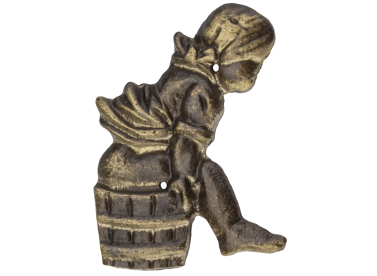 Oznaczenie WC damskie patyna