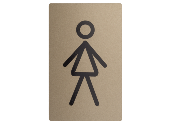Oznaczenie WC Pani platyna