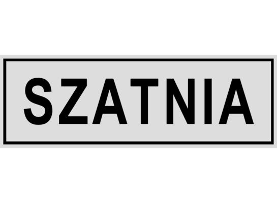 Oznaczenie "Szatnia" 8 x 22