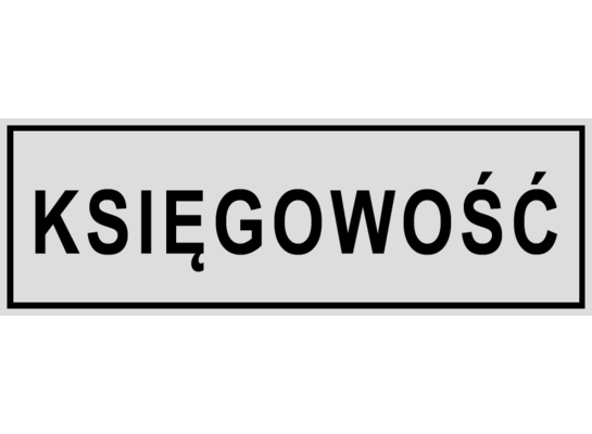 Oznaczenie "Księgowość 8 x 22