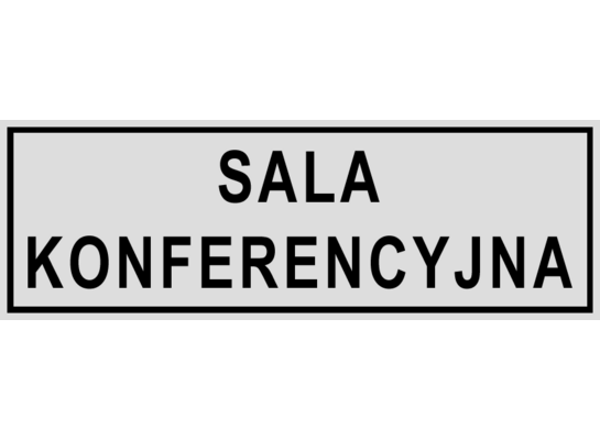 Oznaczenie "Sala konferencyjna" 8 x 22