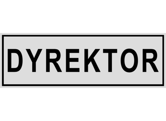 Oznaczenie "Dyrektor" 8 x 22