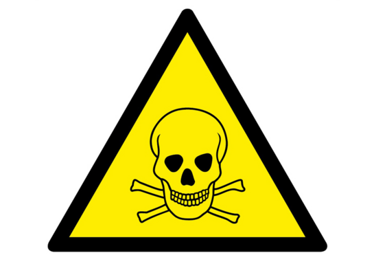 Oznaczenie "Substancja toksyczna" 21 x 21