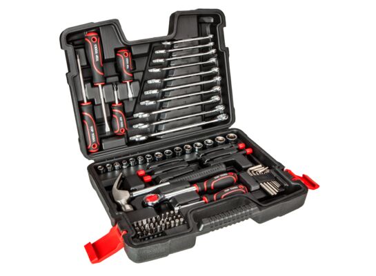 Zestaw narzędziowy 1/4", 3/8" 73 sztuki Top Tools