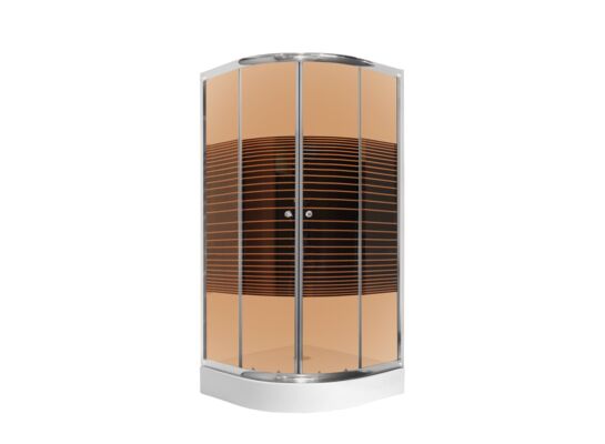 Kabina prysznicowa Amber 80 KPL z brodzikiem