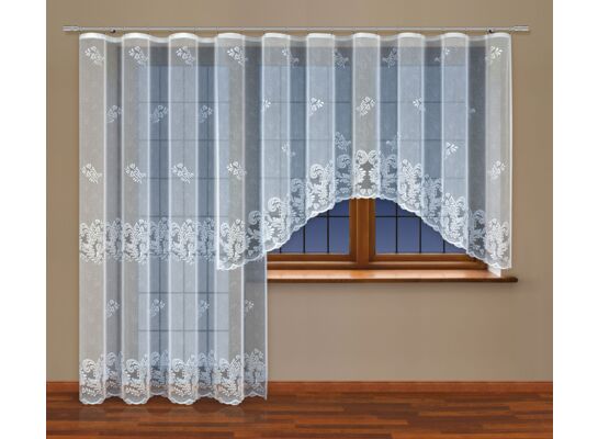 Firana z taśma marszczącą 160 x 300 cm