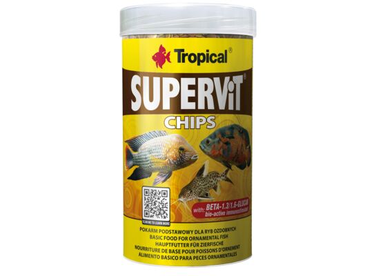 Karma dla ryb Supervit Chips 250 ml / 130 g Tropical