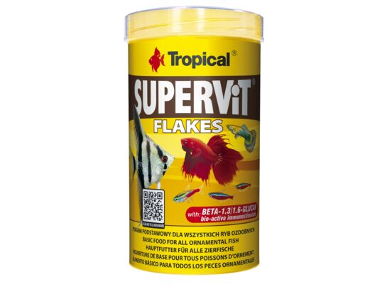 Pokarm dla ryb Supervit płatek 500 ml / 100 g Tropical