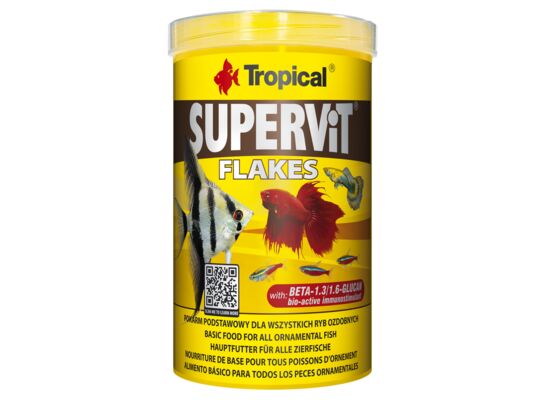Pokarm dla ryb Supervit płatek 1000 ml / 200 g Tropical