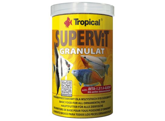 Granulat dla ryb Supervit 1000 ml / 550 g Tropical