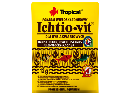Pokarm dla ryb ICHTIO-VIT płatek 12 g Tropical