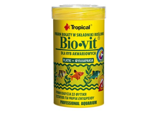 Pokarm dla ryb Bio-Vit płatek 100ml / 20 g Tropical