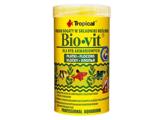 Pokarm dla ryb Bio-Vit płatek 250 ml / 50 g Tropical