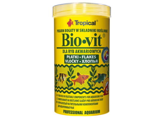 Pokarm dla ryb Bio-Vit płatek 500 ml / 100 g Tropical
