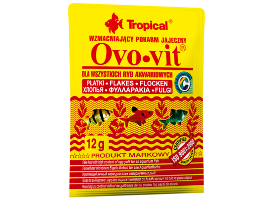 Pokarm dla ryb Ovo-Vit płatek 12 g Tropical