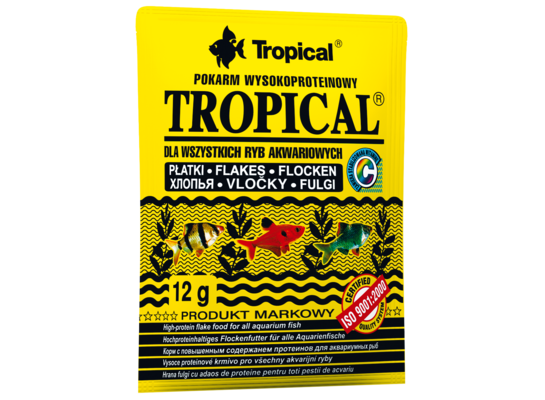 Pokarm dla ryb Tropical płatek 12 g Tropical