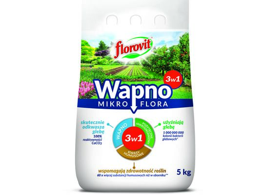 Wapno granulowane mikroflora 3w1 5 kg Florovit