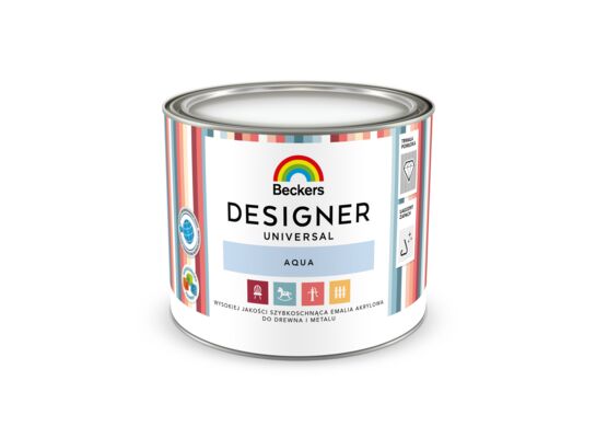 Emalia akrylowa Beckers Designer Universal Aqua 0,5 l