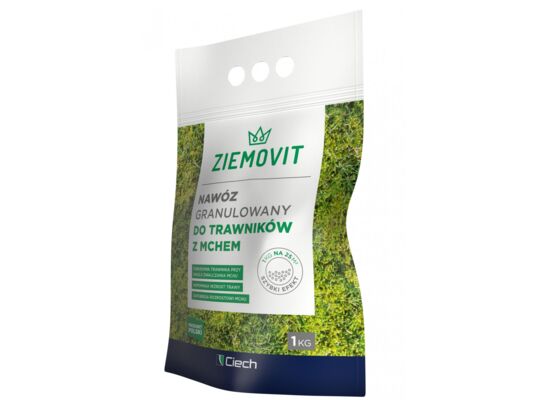 Nawóz granulowany do trawników z mchem 1 kg