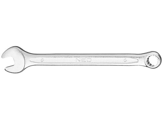 Klucz płasko - oczkowy 6 x 100 mm NEO