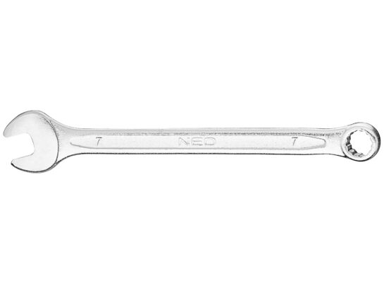 Klucz płasko - oczkowy 7 x 110 mm NEO