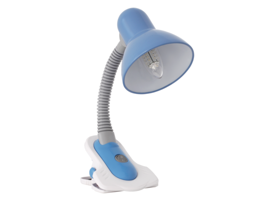 Lampka niebieska z klipsem E27 60W SUZI