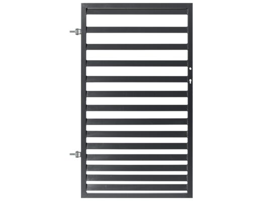 Furtka Daniel ocynk czarny struktura 90 x 150 cm lewa Polbram