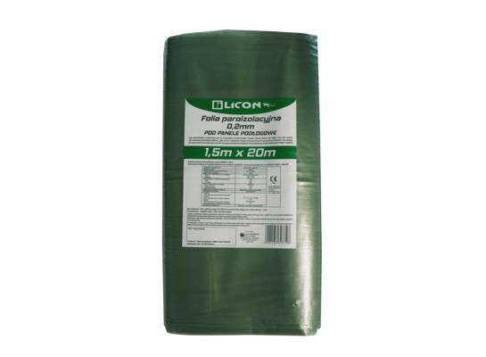 Folia paroizolacyjna Indufol zielona 0,2 mm 1,5 x 20 m Licon