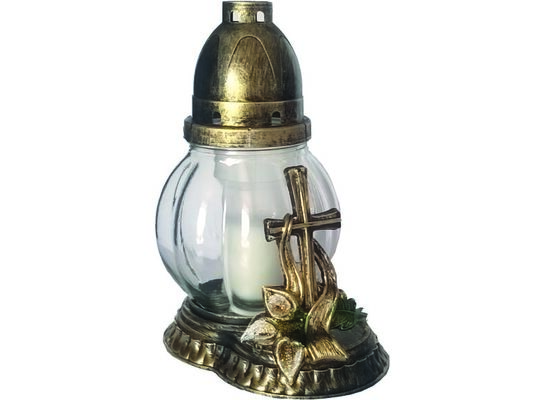 Znicz szklany Kalia Owal 20,5 cm CIECIERSKI