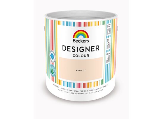 Farba lateksowa Beckers Designer Colour Apricot 2,5 l
