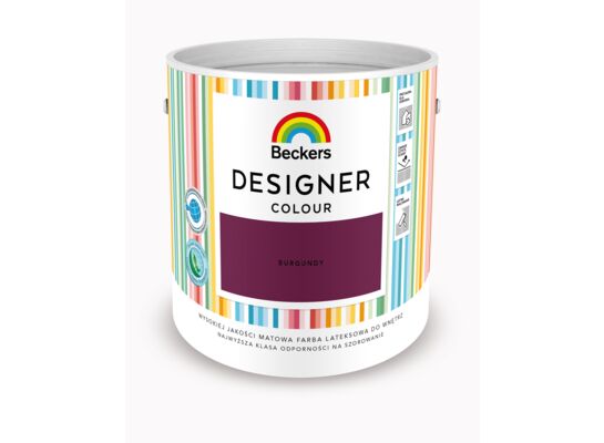 Farba lateksowa Beckers Designer Colour Burgundy 2,5 l