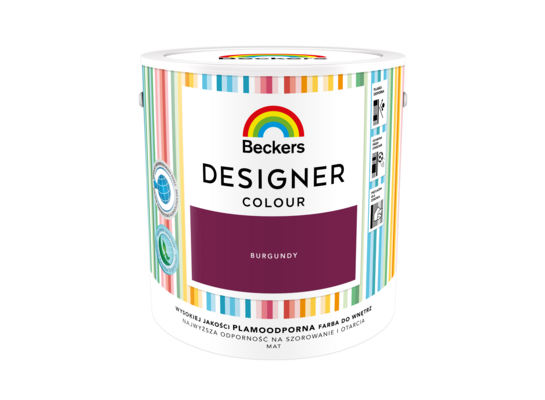 Farba lateksowa Beckers Designer Colour Burgundy 2,5 l