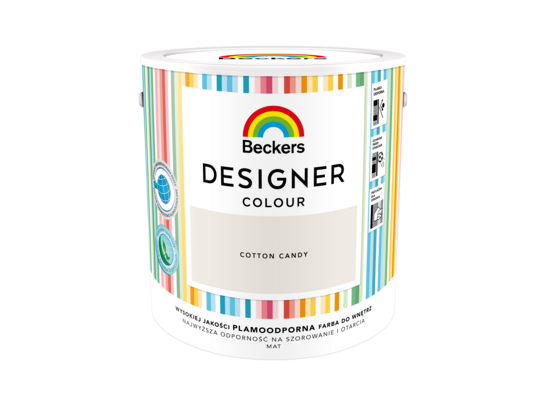 Farba lateksowa Beckers Designer Colour Cotton Candy 2,5 l