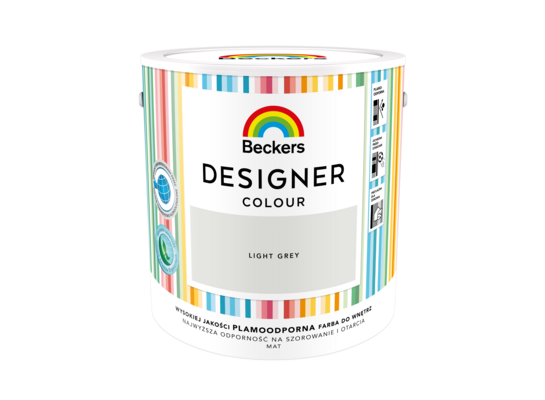 Farba lateksowa Beckers Designer Colour Light Grey 2,5 l