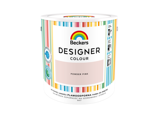 Farba lateksowa Beckers Designer Colour Powder Pink 2,5 l