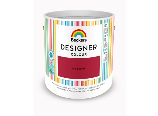 Farba lateksowa Beckers Designer Colour Red Deluxe 2,5 l