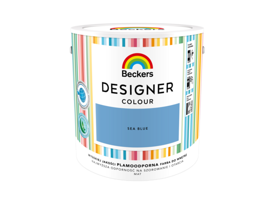 Farba lateksowa Beckers Designer Colour Sea Blue 2,5 l