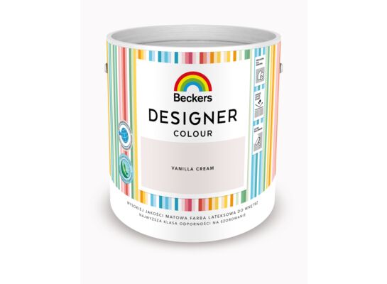 Farba lateksowa Beckers Designer Colour Vanilla Cream 2,5 l
