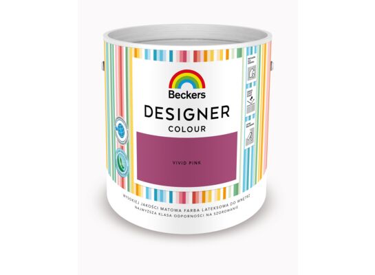 Farba lateksowa Beckers Designer Colour Vivid Pink 2,5 l