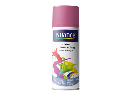Lakier uniwersalny 4003 różowy połysk 400 ml Nuance