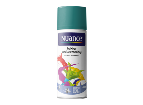 Lakier uniwersalny 5021 turkusowy połysk 400 ml Nuance