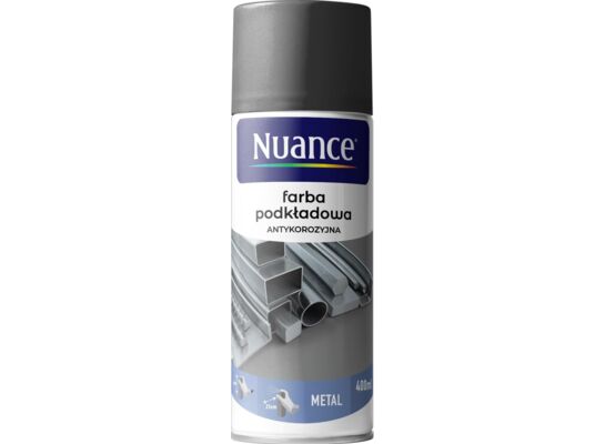 Farba podkładowa antykorozyjna szary 400 ml Nuance
