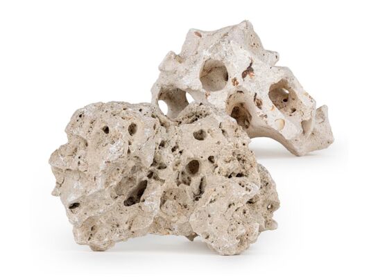 Wapień drążony L do akwarium 20 kg happet