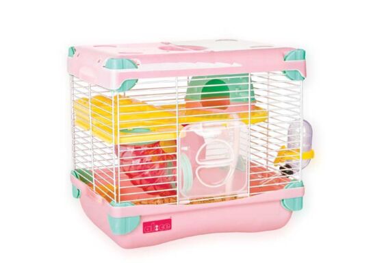 Klatka gremi K803 różowa happet