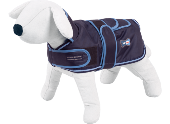 Kurtka dla psa z kołnierzem granatowa L-60 cm happet