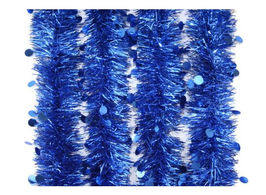 Girlanda z aplikacjami granatowa Ø11 cm, 2 m gruba