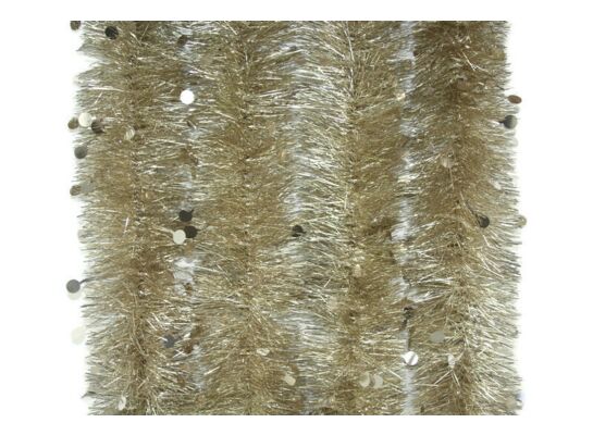 Girlanda z aplikacjami szampan Ø11 cm, 2 m gruba 